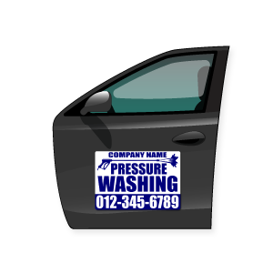 Pressure Washing Car Magnets