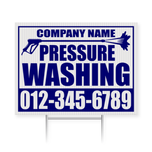Pressure Washing Yard Signs