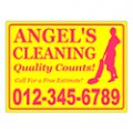 Cleaning Sign Templates