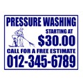 Pressure Washing Sign Templates