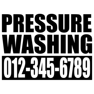 Presuure+Washing+Sign+108