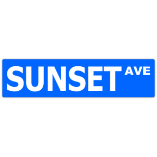 Sunset+Ave+Street+Sign