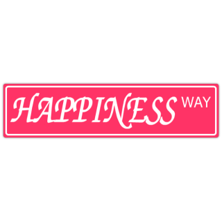Happiness+Way+Street+Sign