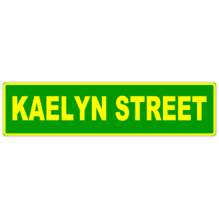 Kaelyn+Street+Sign