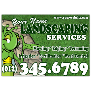 Landscaping+Services+Car+Magnet+108