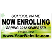 Now Enrolling Banner