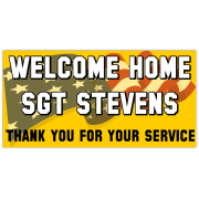 Welcome Home Military Banner
