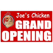 Chicken Grand Opening Banner