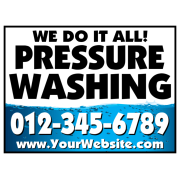 Pressure Washing Sign 105