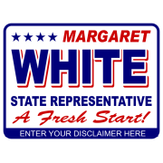 Political Campaign Sign Template 104