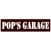 Pop's Garage Street Sign