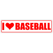 I Love Baseball Street Sign