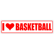 I Love Basketball Street Sign