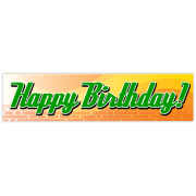 Happy Birthday Banner 105