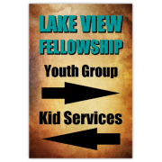 Church Services Sign 03