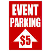 Event Parking Sign 02