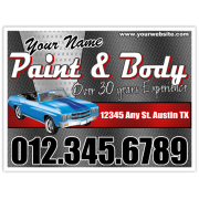 Paint and Body Sign 102
