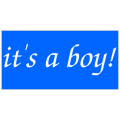 It's a Boy Banner