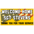 Welcome Home Military Banner