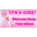 Welcome Home Banner Girl