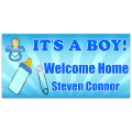 Welcome Home Banner Boy