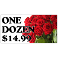 Valentine Flowers Banner