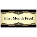 First Month Free Banner 102