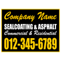 Sealcoating & Asphalt Sign Template 01