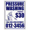 Pressure Washing Sign 110