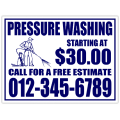 Pressure Washing Sign 109