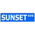 Sunset Ave Street Sign