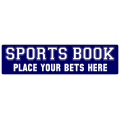 Sports Book Street Sign