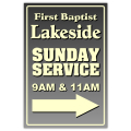 Sunday Service Sign 01