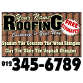 Roofing Sign 115