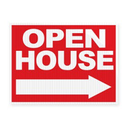 Open House Arrow Stock 18x24 Open House Arrow Stock 18x24