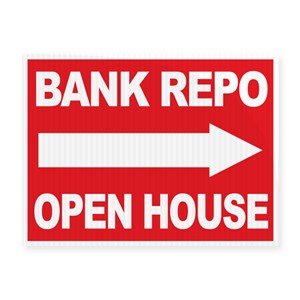 Bank Repo Stock Sign 18x24