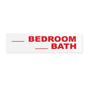 ___Bedroom ___Bath Real Estate Rider 6x24