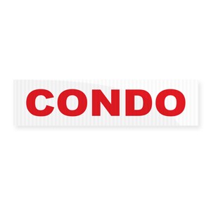 Condo Real Estate Rider 6x24