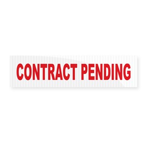 Contract Pending Real Estate Rider 6x24