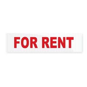 For Rent Real Estate Rider 6x24