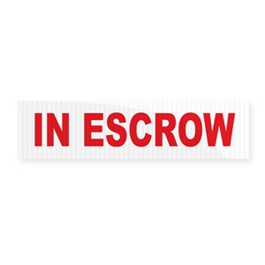 In Escrow Real Estate Rider 6x24