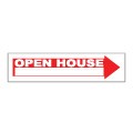 Open House Arrow Real Estate Rider 6x24