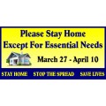 Stay Home Banner